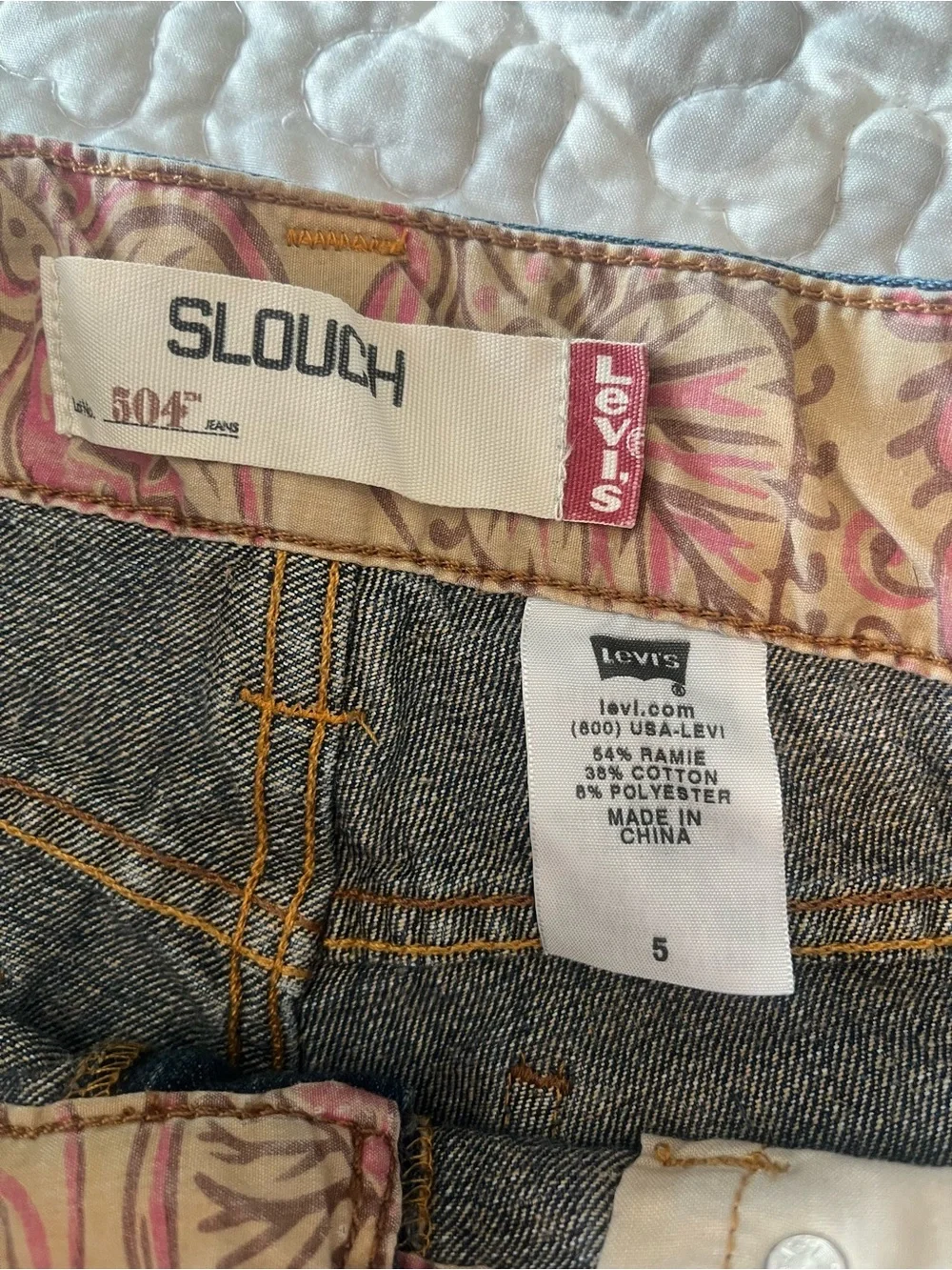 Levi's Dark Blue Denim Cutoff Shorts